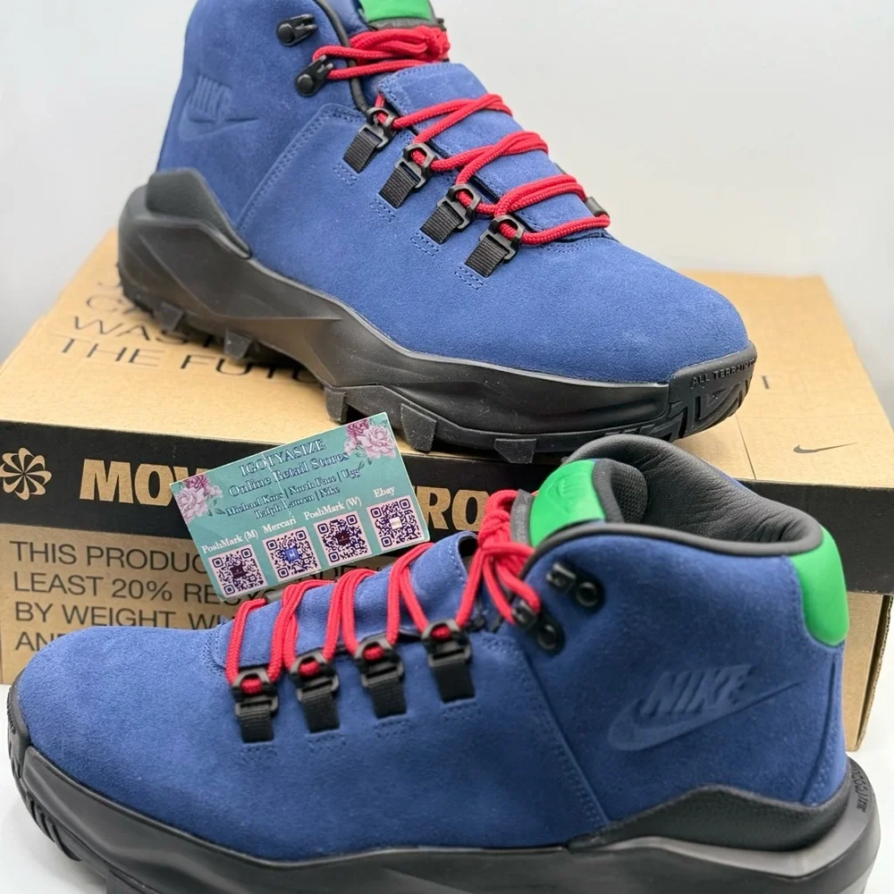 Nike Cygnal Boot FV4332‑401 Men's Size‎ 9 Obsidian/Black-Anthracite-Pine NWOB